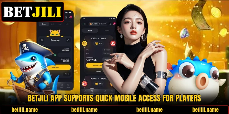BETJILI app supports quick mobile access for players