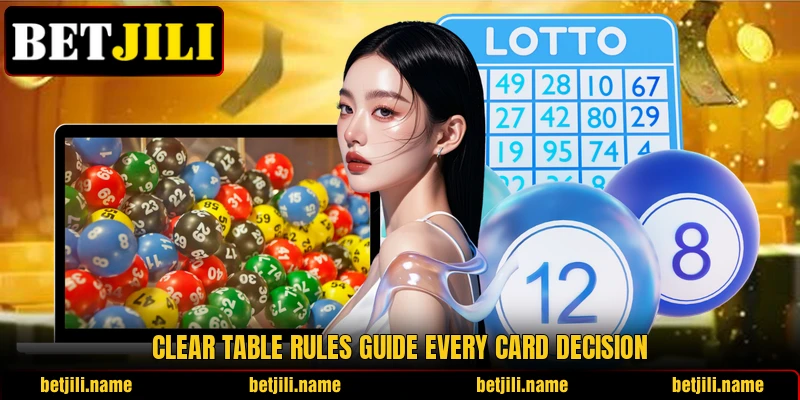 Clear table rules guide every card decision