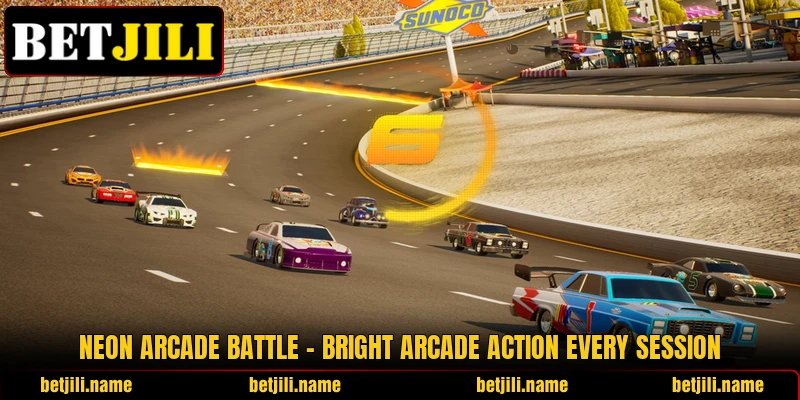 Neon Arcade Battle – Bright Arcade Action Every Session