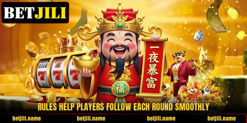 Rules help players follow each round smoothly