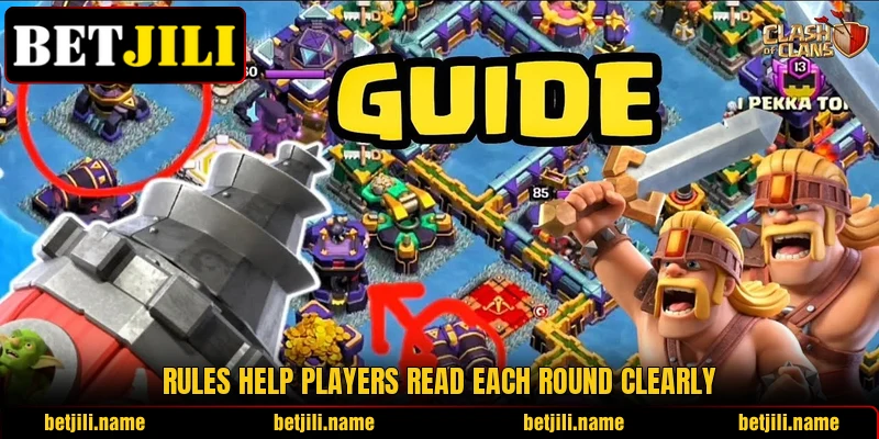 Rules help players read each round clearly
